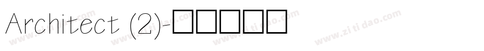 Architect (2)字体转换
